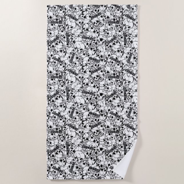 Die Goonies ein Mit Augen Willy Skull-Muster Strandtuch