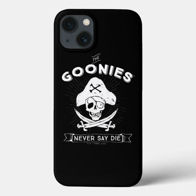 Die Goonies "Niemals sagen Die Piraten-Abzeichen Case-Mate iPhone Hülle (Rückseite)
