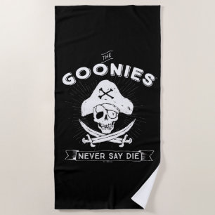 Die Goonies "Niemals sagen Die Piraten-Abzeichen Strandtuch
