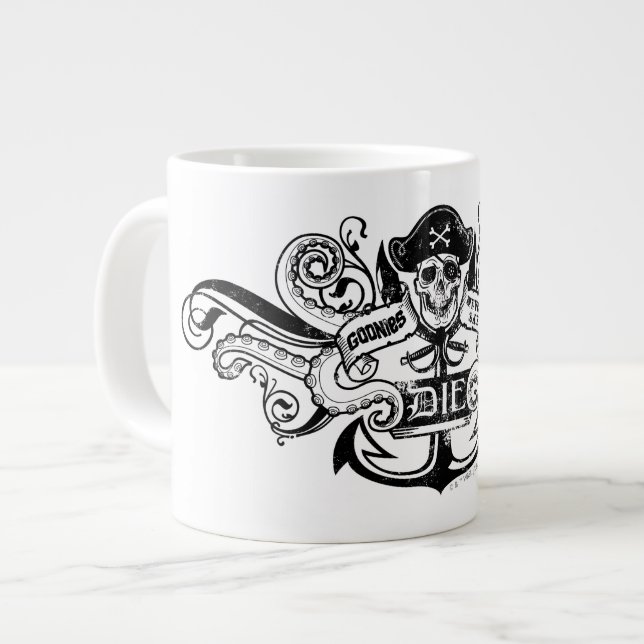 Die Goonies "Niemals sagen Die Piraten Anchor Abze Jumbo-Tasse (Vorderseite Links)