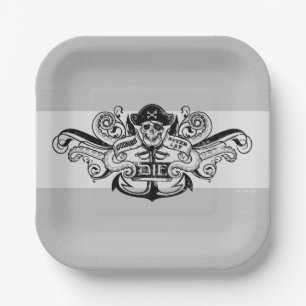 Die Goonies "Niemals sagen Die Piraten Anchor Abze Pappteller