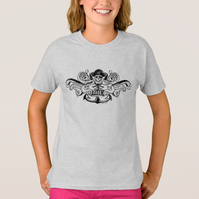 Die Goonies "Niemals sagen Die Piraten Anchor Abze T-Shirt (Vorderseite)