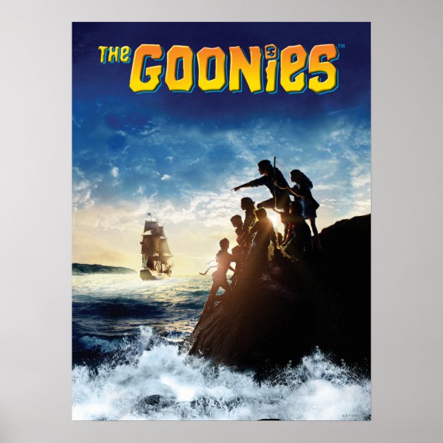 Die Goonies Pirate Schiff Theatrische Kunst Poster (Vorne)