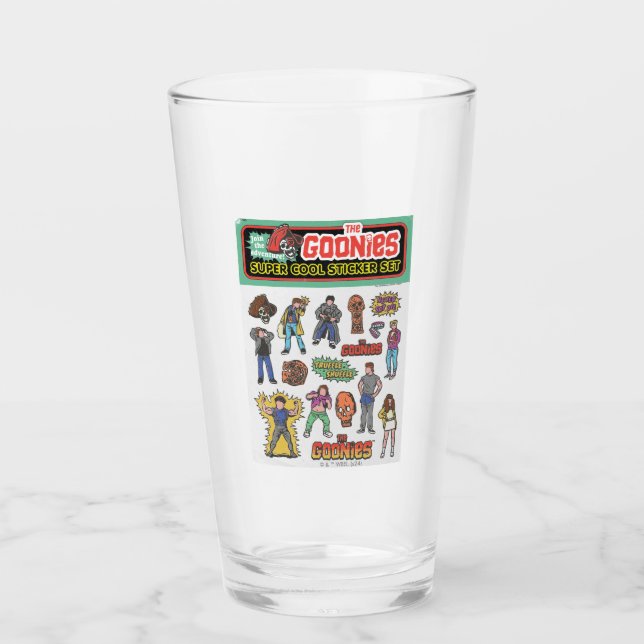 Die Goonies Retro Aufkleber Blatt Grafik Glas (Vorderseite)