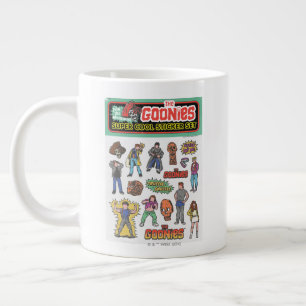 Die Goonies Retro Aufkleber Blatt Grafik Jumbo-Tasse