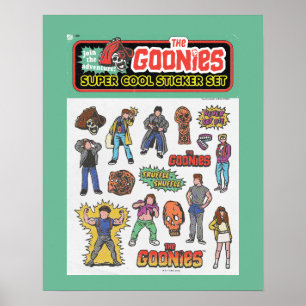 Die Goonies Retro Aufkleber Blatt Grafik Poster