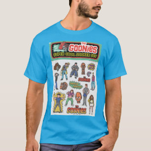 Die Goonies Retro Aufkleber Blatt Grafik T-Shirt