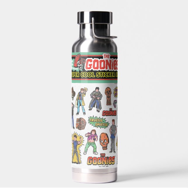 Die Goonies Retro Aufkleber Blatt Grafik Trinkflasche (Links)