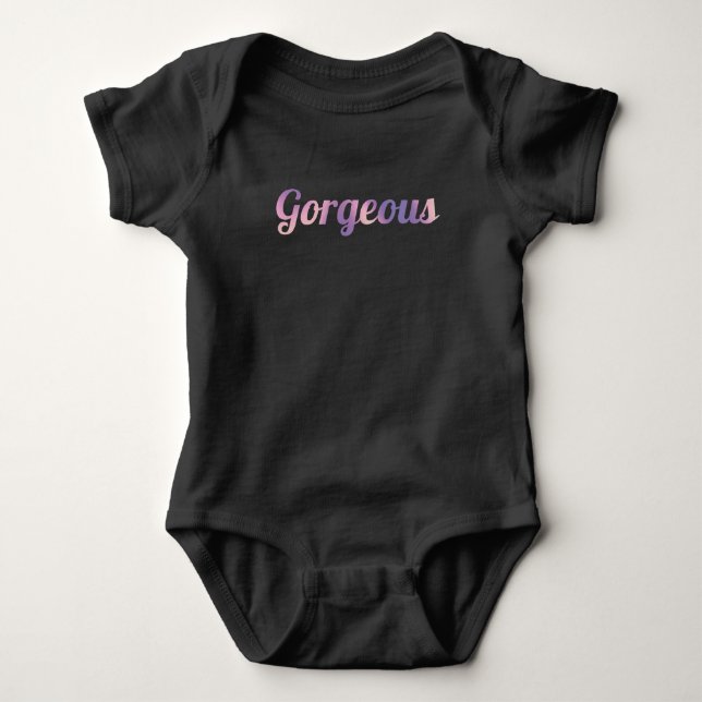 Die Gorgeous Edition Baby Strampler (Vorderseite)