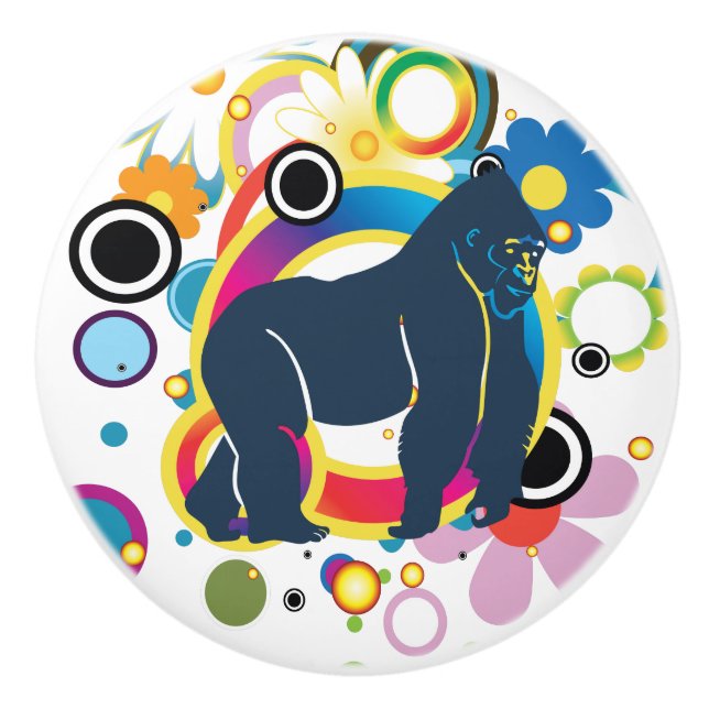 Die Gorilla-Keramik Keramikknauf (Vorderseite)