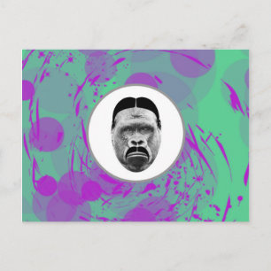 Die Gorilla Postkarte