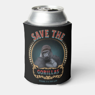 Die Gorillas gerettet Gefährdete Arten Dosenkühler