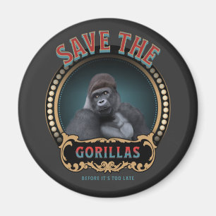 Die Gorillas gerettet   Gefährdete Arten Magnet