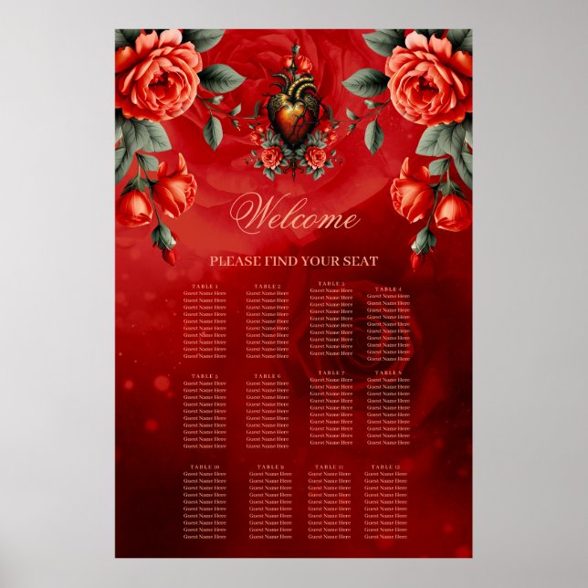 Die gotische Eleganz des Herzens Poster (Vorne)