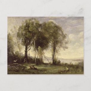 Die Götter von Castel Gandolfo, 1866 Postkarte