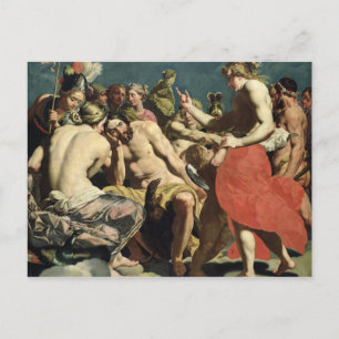 Die Götter von Olympus Postkarte