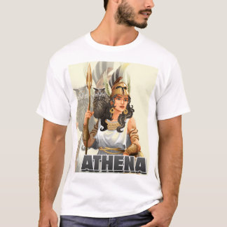 Die Göttin Athena Einzigartiger Tattoo Design T -  T-Shirt