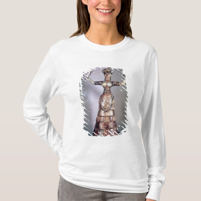Die Göttin der Schlangen T-Shirt (Vorderseite)
