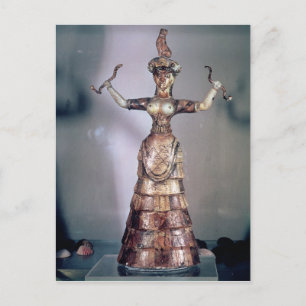Die Göttin der Serpente Postkarte