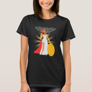 Die Göttin der Weisheit, griechische Mythologie an T-Shirt