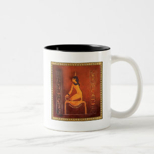 Die Göttin Isis Zweifarbige Tasse