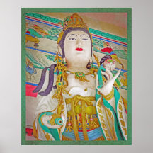 Die Göttin Quan Yin in ihrem Tempel