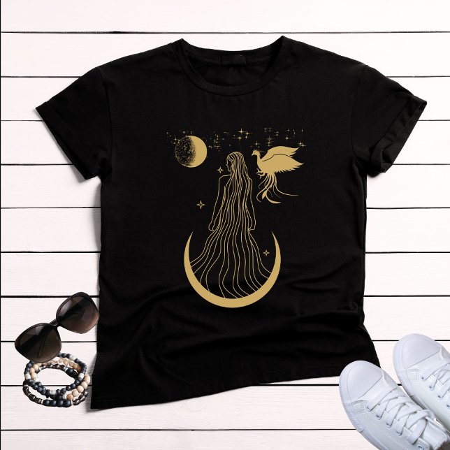 Die göttliche Feminine Phoenix steigt auf T-Shirt (Von Creator hochgeladen)