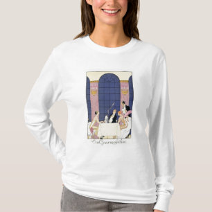 Die Gourmands, 1920-30 (pochoir Druck) T-Shirt