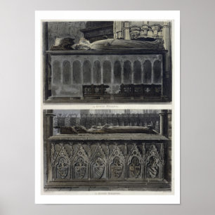 Die Gräber der Königin Philippa und der Königin Poster