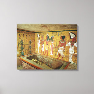 Die Grabkammer im Grab von Tutankhamun Leinwanddruck