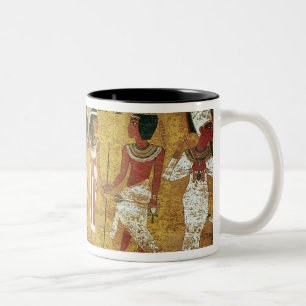 Die Grabkammer im Grab von Tutankhamun Zweifarbige Tasse