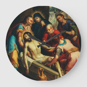 Die Grablegung Christi Juan Rodríguez Juarez Große Wanduhr