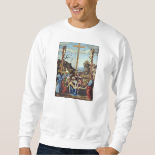 Die Grablegung Jesu Christi Heilige Ikone Kunst Sweatshirt