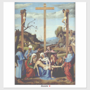 Die Grablegung Jesu Christi Heilige Ikonen Kunst Aufkleber