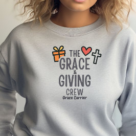 Die Grace & Giving Crew Faith Feiertage Sweatshirt