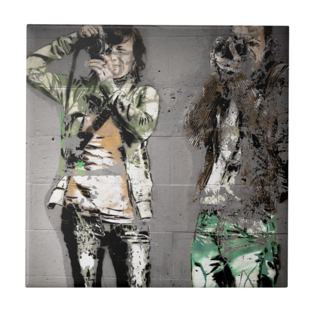 Die Graffiti des Fotografen Fliese (Vorderseite)