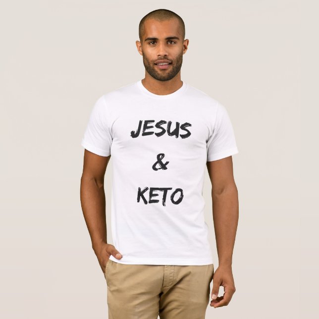 Die Grafik T Jesus- und Keton-Männer T-Shirt (Vorne ganz)