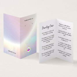 Die Grafikkarte mit dem Logo sammeln Visitenkarten