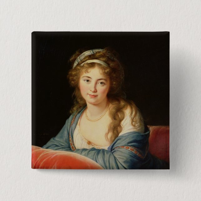 Die Gräfin Catherine Vassilievna Skavronskaia Button (Vorderseite)