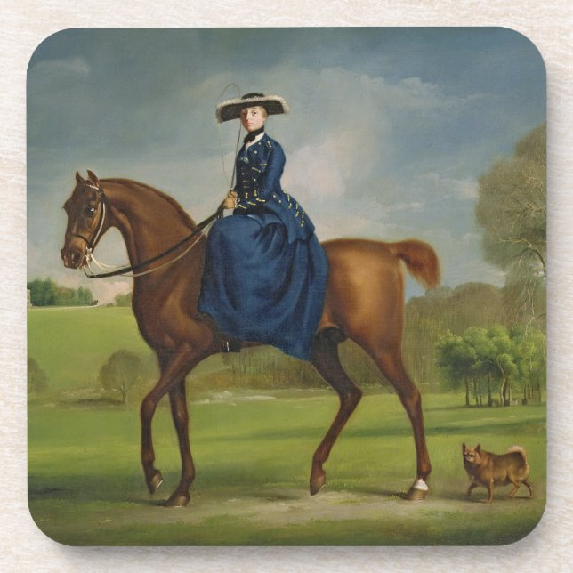 Die Gräfin von Coningsby im Kostüm des Ch Getränkeuntersetzer (Vorderseite)