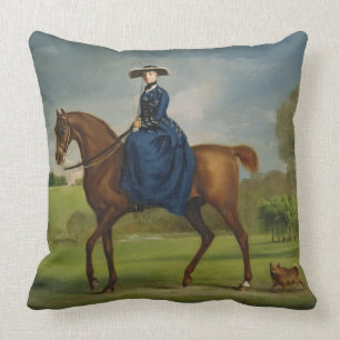 Die Gräfin von Coningsby im Kostüm des Ch Kissen