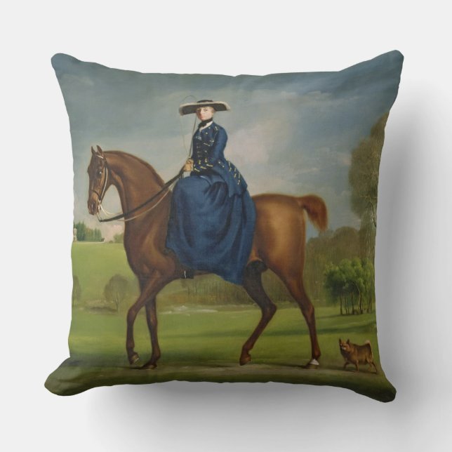 Die Gräfin von Coningsby im Kostüm des Ch Kissen (Vorderseite)