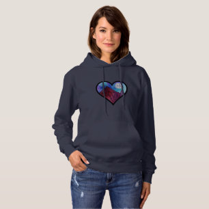 die grafische Strickjacke der Frauen Hoodie