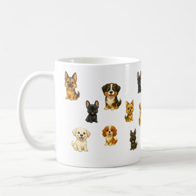 Die "Grand Canine Assembly"  Kaffeetasse (Links)