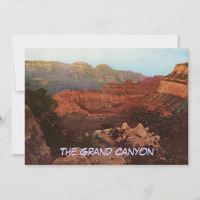 Die Grand Canyon-Party Einladung (Vorderseite)