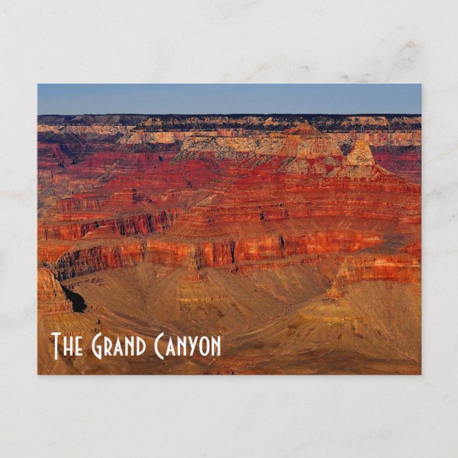 Die Grand Canyon Postkarte (Vorderseite)