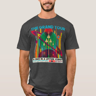 Die Grand Tour NASA Retro Vintag Futuristic T-Shirt