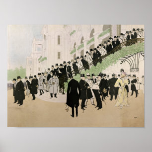 Die Grandstand-Treppe Poster