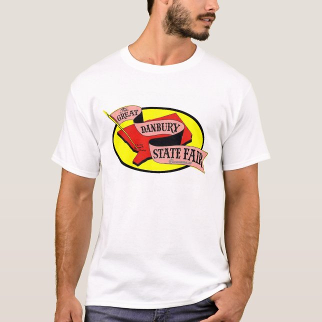 Die Great Danbury Staat Fair RETRO 1-seitige T-Shi T-Shirt (Vorderseite)