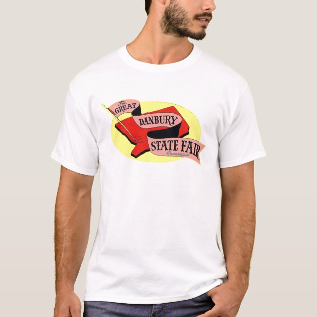 Die Great Danbury Staat Fair RETRO 1-seitige T-Shi T-Shirt (Vorderseite)